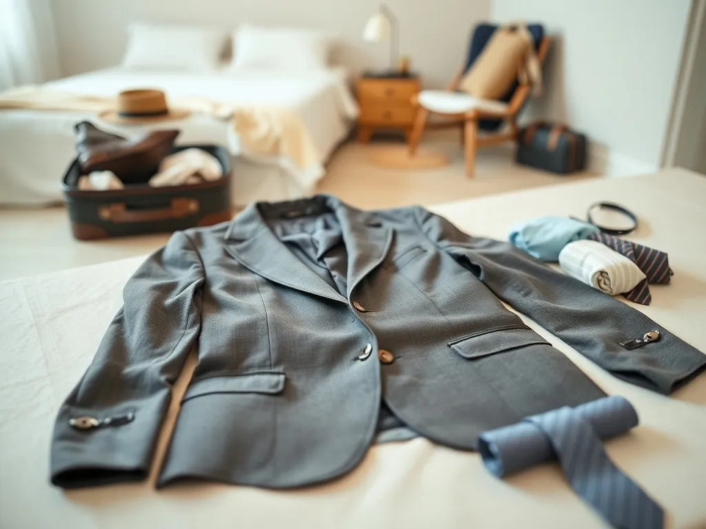 Jak spakować marynarkę do walizki? Praktyczne porady krok po kroku